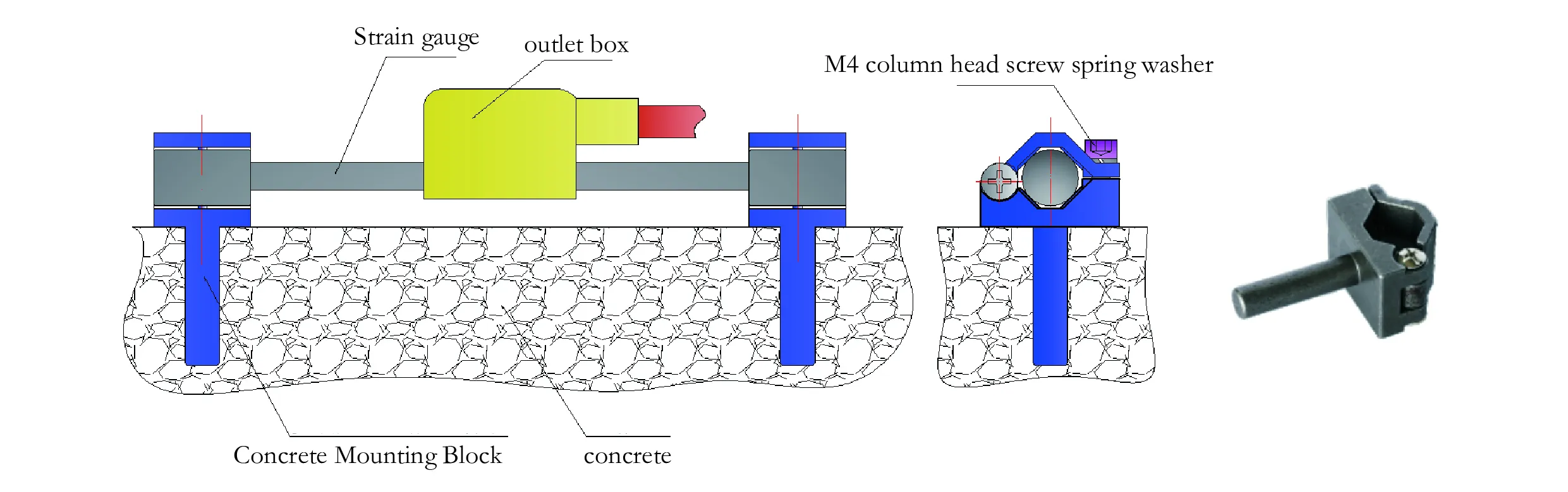 Estensimetro intelligente a corda vibrante (modello di superficie) JMZX-212HAT/HB immagine 9