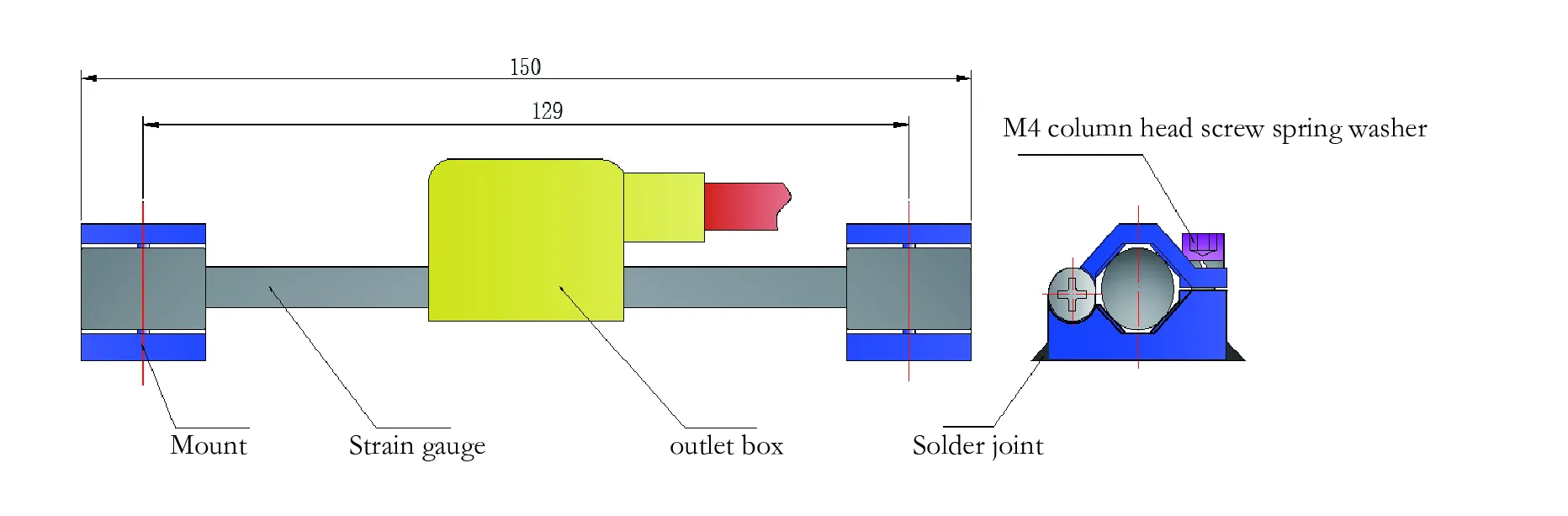 Estensimetro intelligente a corda vibrante (modello di superficie) JMZX-212HAT/HB immagine 8